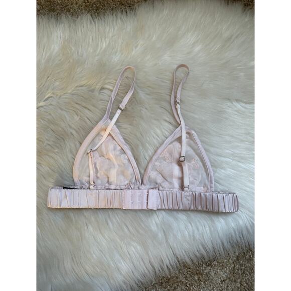 Urban Outfitters Out From Under Sweet Nothings Pink Floral Bra Bralette - Picture 5 of 6